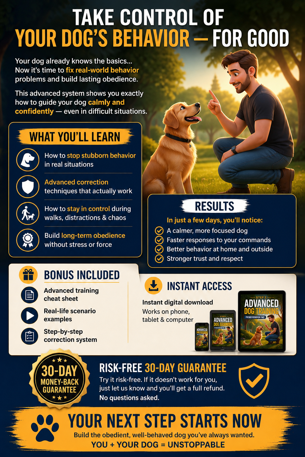 Advanced Dog Training (Step 2)